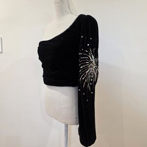 For Love & Lemons Simone Starburst Top